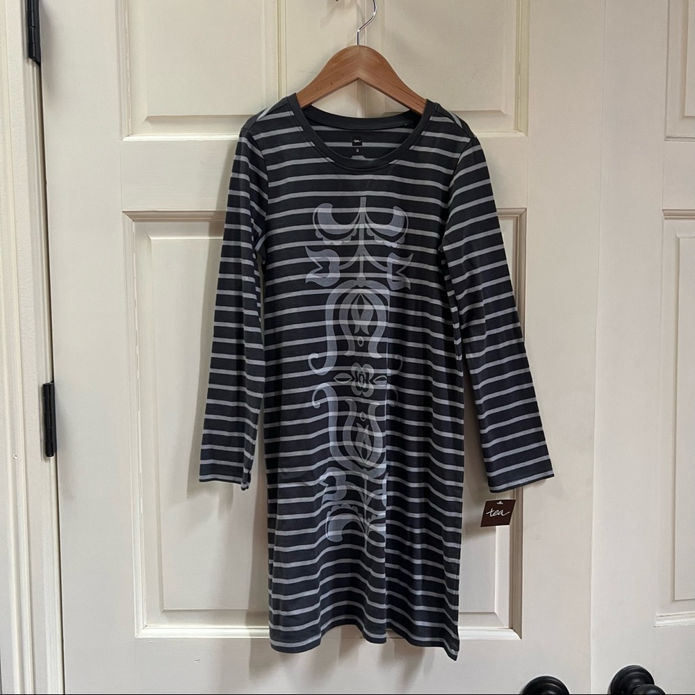 Tea Collection 100% cotton long sleeve dress NWT
